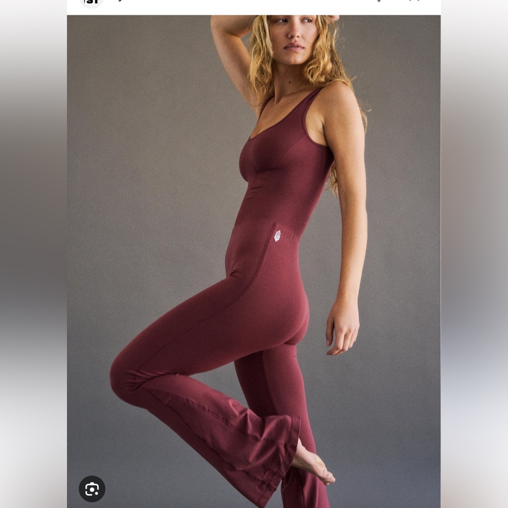 Free people flared leg onesie